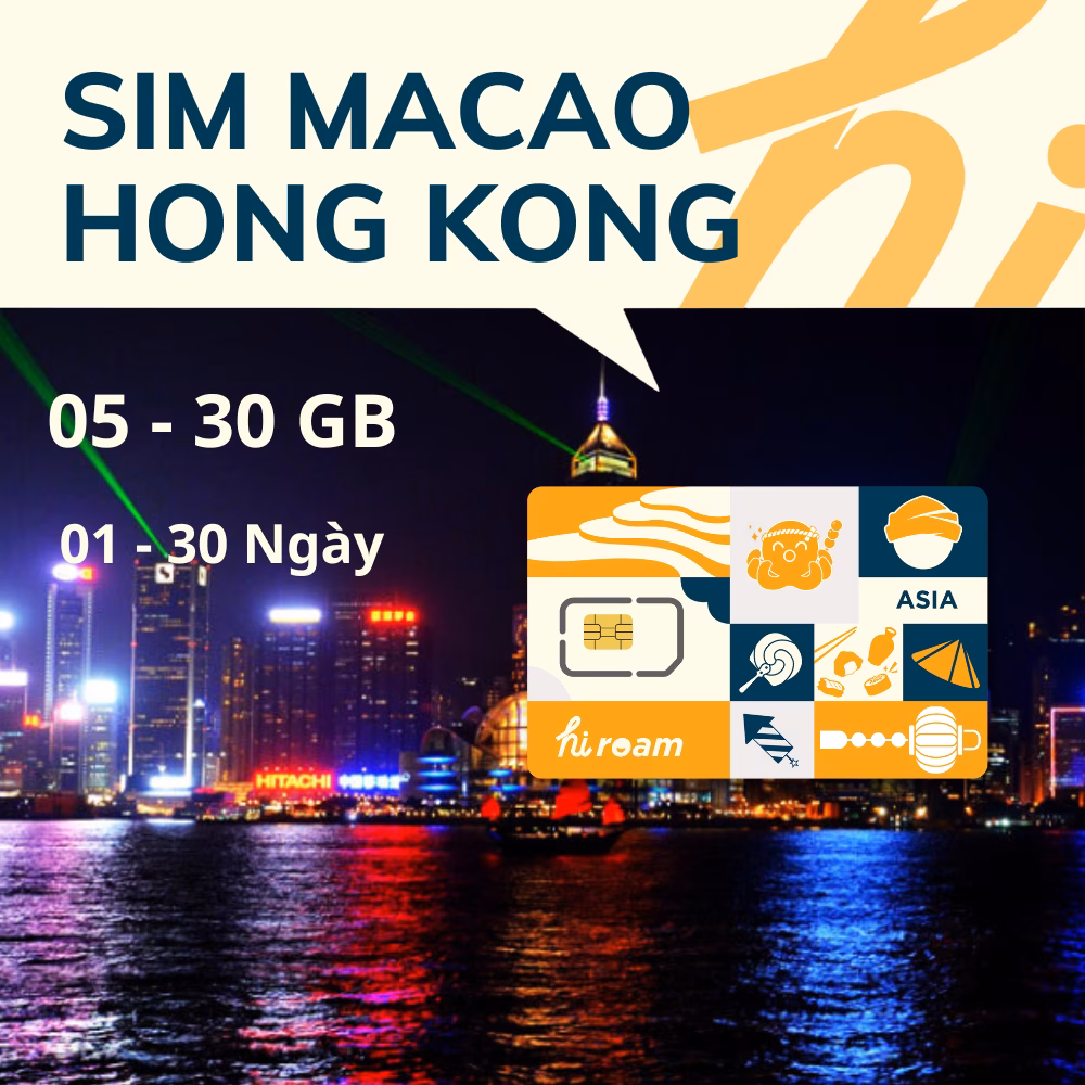 Sim Du Lịch Hong Kong Macao