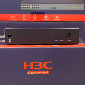 Switch PoE H3C Layer 2 10 Port Gigabit LS-1600V2-10P-HPWR-GL - Công Suất PoE 125W, Hiệu Năng Vượt Trội