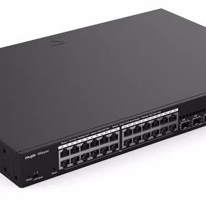 Switch 24 Cổng PoE+ Gigabit Layer 2 Managed Ruijie RG-NBS3100-24GT4SFP-P với 4 Cổng SFP