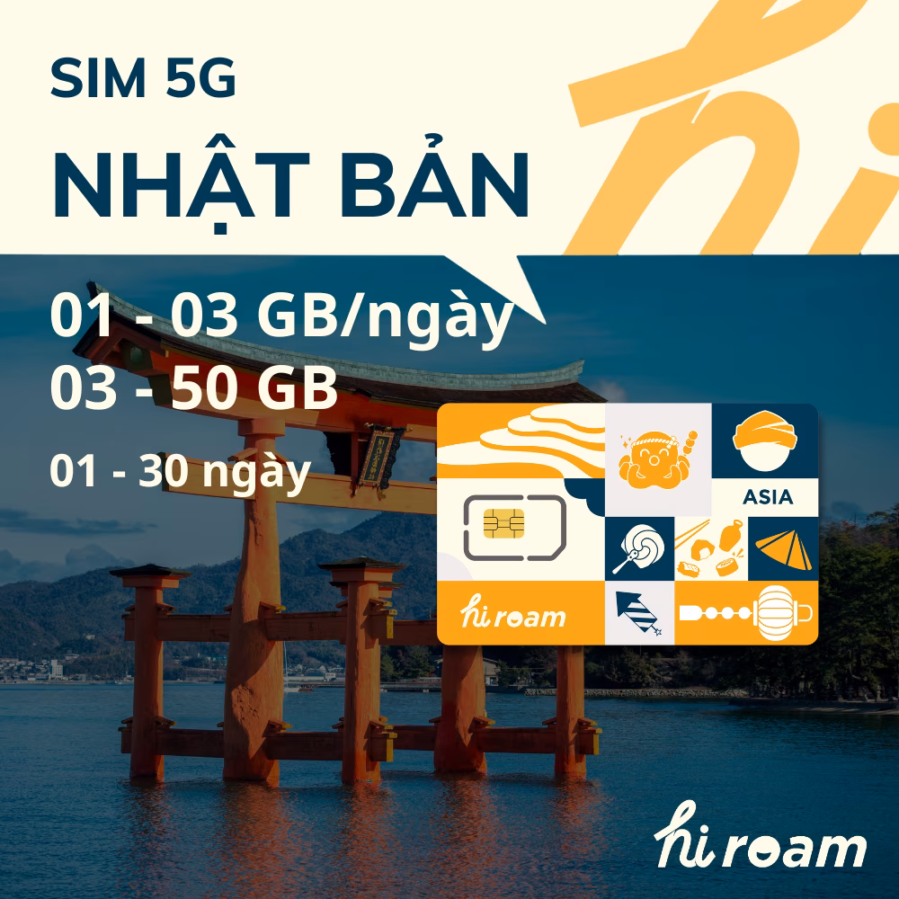 Sim Du Lịch Nhật Bản (IIJ)