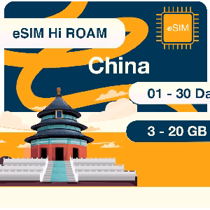 eSIM Trung Quốc, Hong Kong, Macao - Không chặn TikTok