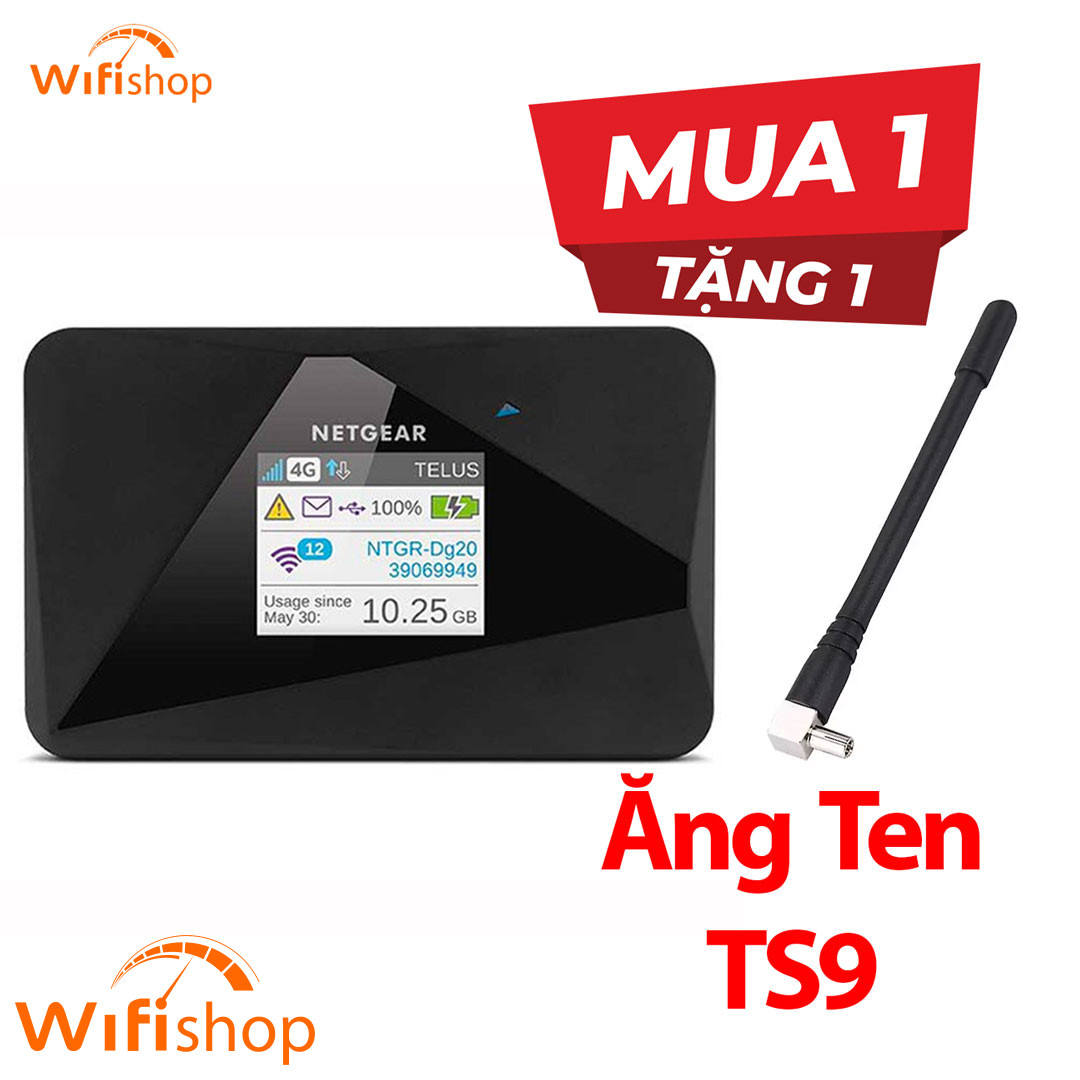 Bộ Phát Wifi 4G Netgear 785s chuẩn LTE, 15 users, Wifi 2 băng tần