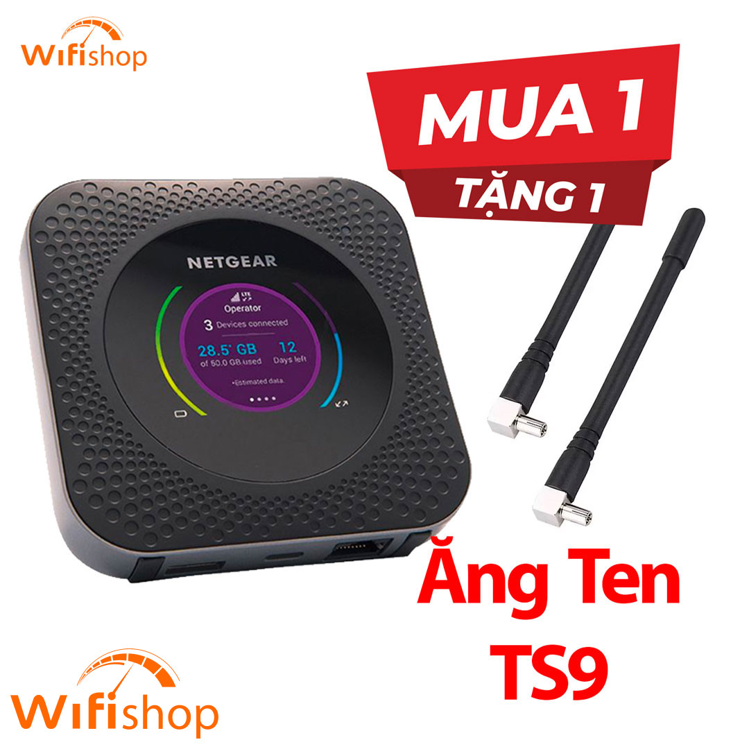 Bộ Phát WiFi 4G Netgear M1 Tốc Độ 1Gbps ( Netgear Nighthawk MR1100 )